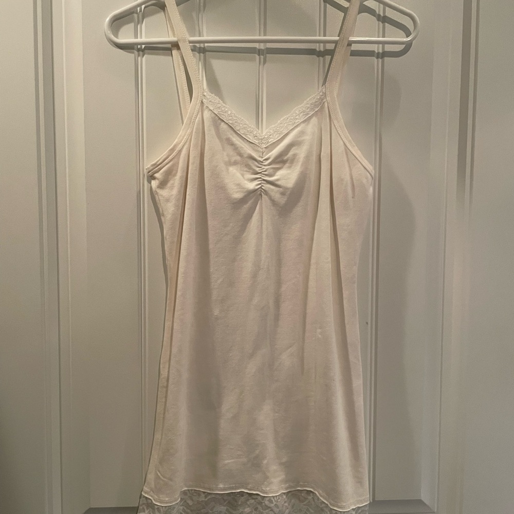 Lace Trim Cami top size large